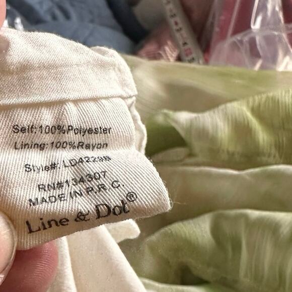 Line & Dot Green Tie-Dye Maxi Dress - Picture 11 of 11